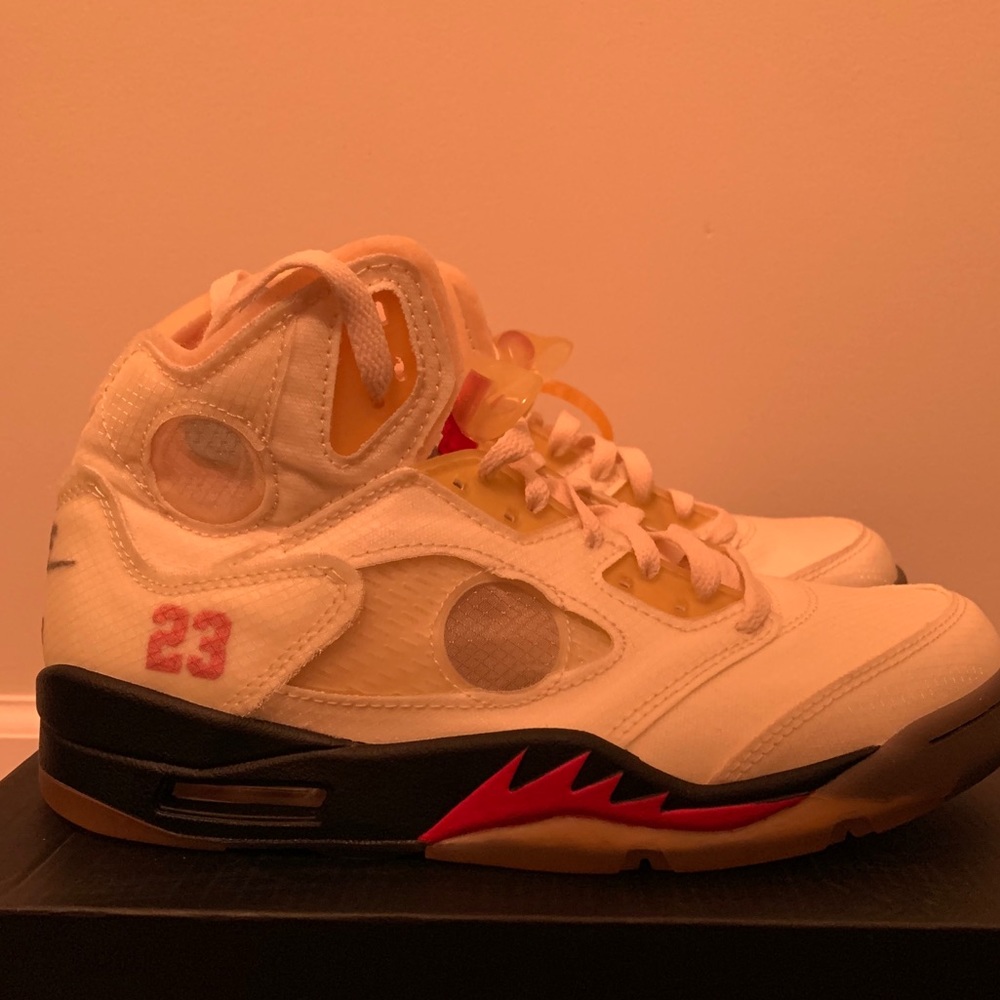Off White Jordan 5 “Sail”
